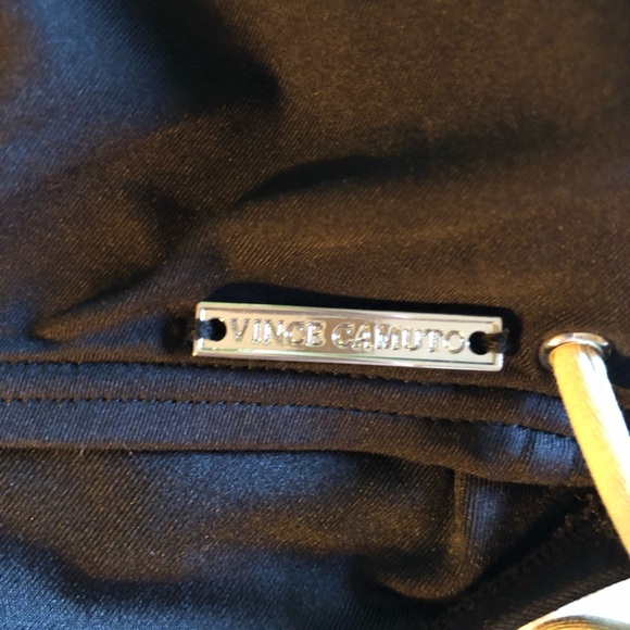 Vince Camuto Black and Gold Lace Up One Piece Swimsuit size 10 - Picture 13 of 14